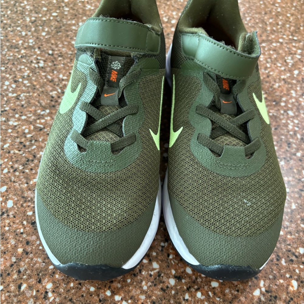 Nike Kids Olive Green Sneakers